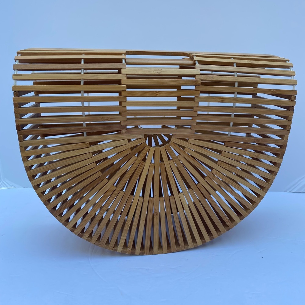 Sheike bamboo safari clutch bag brown - Picture 2 of 11